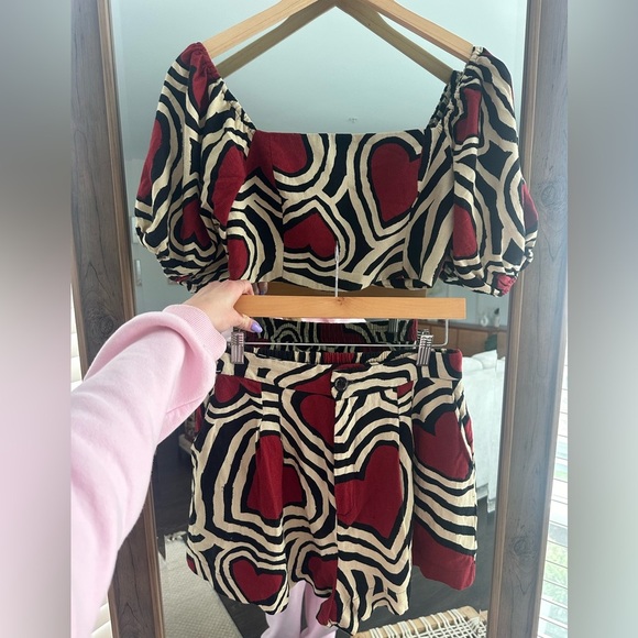 FARM Rio Heart Patterned Two-Piece Set - Picture 14 of 16